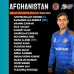 Afghanistan squad for Asia Cup 2023