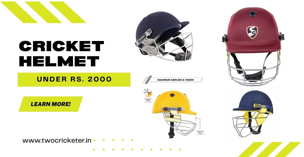 Best 8 Cricket Helmets Under 2000 INR In [2023]